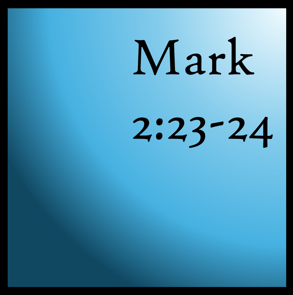 What a Way to Sabbath: Mark 2:23-24