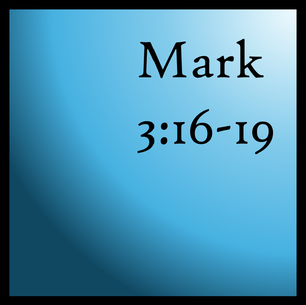Identity in Christ: Mark 3:16-19