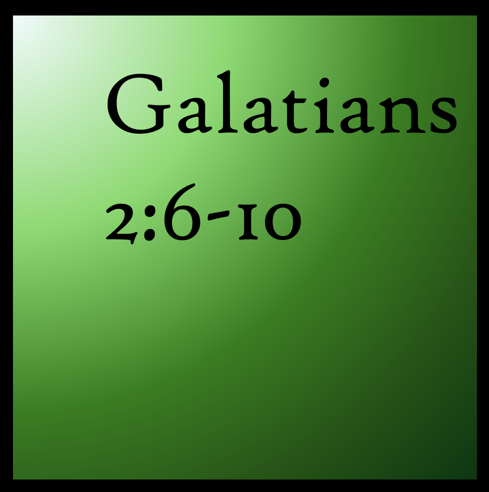 Celebrating Jesus: Galatians 2:6-10
