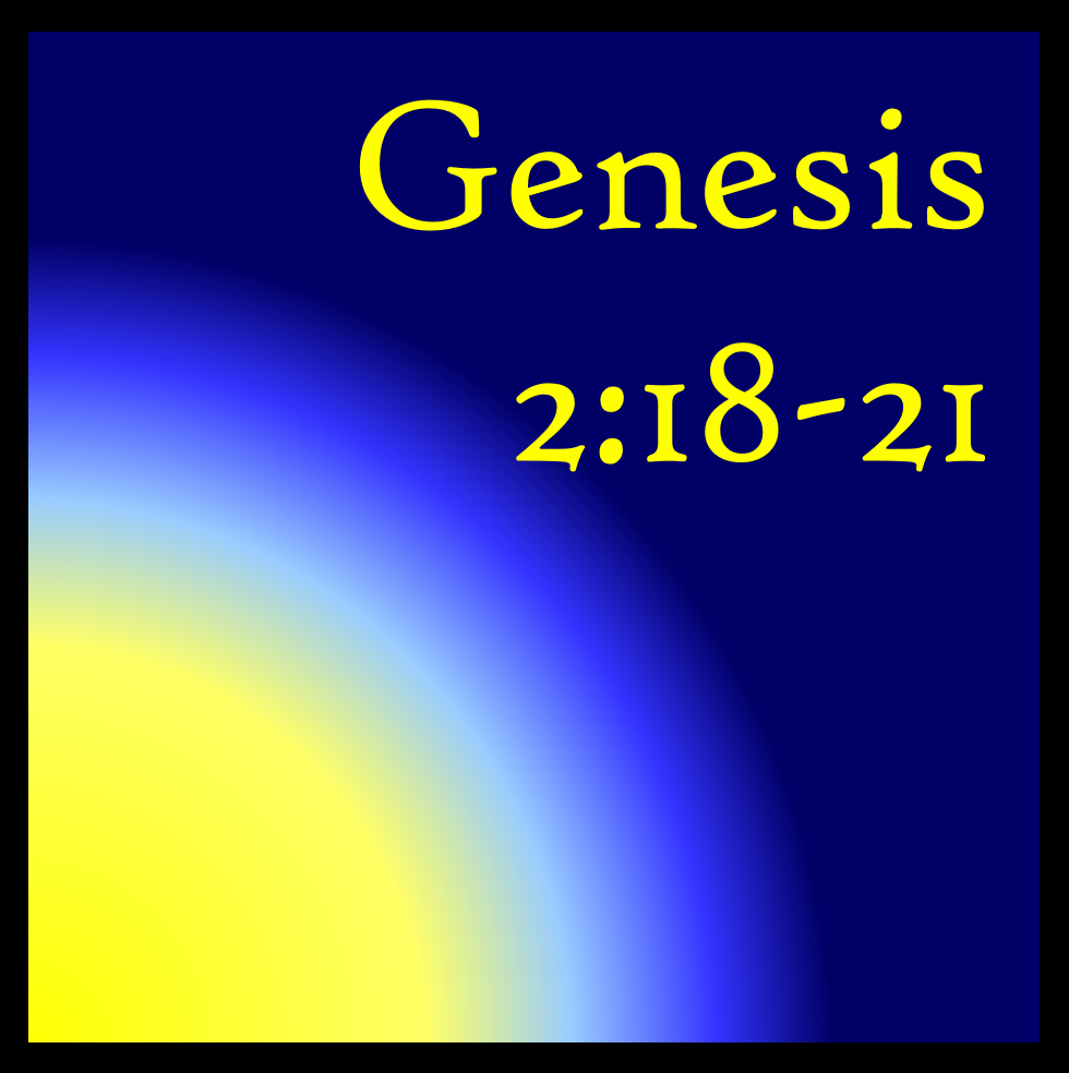 Completeness: Genesis 2:18-21